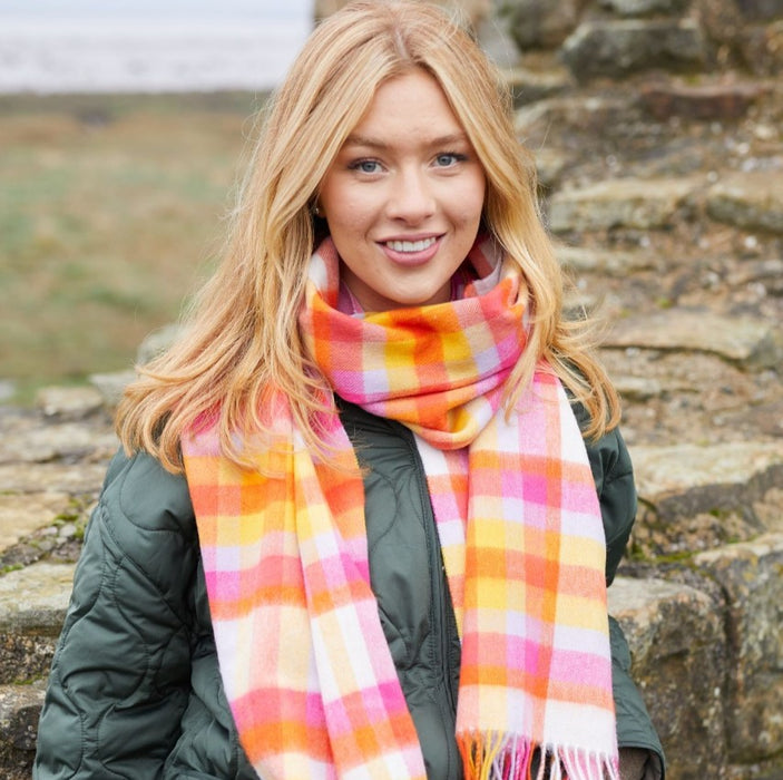 Tweedmill Textiles - Lambswool Wide Scarf - Rio