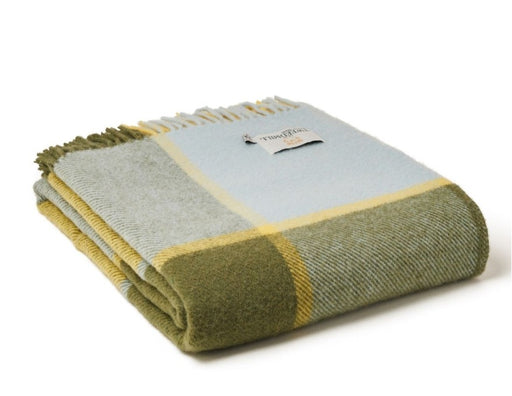 Tweedmill Textiles - Lifestyle Knee Rug - Block Check Lemon