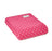 Tweedmill Textiles -  Pure New Wool Throw With Blanket Stitch - Pink With Dusky Pink Dots