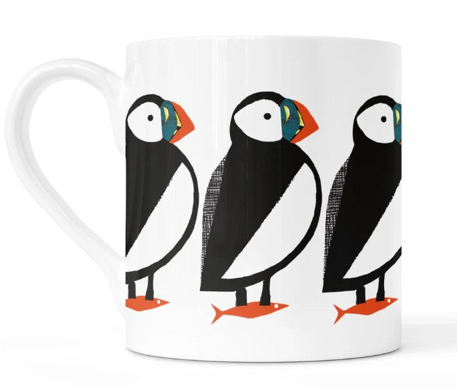Jenni Douglas - Puffin Parade Mug