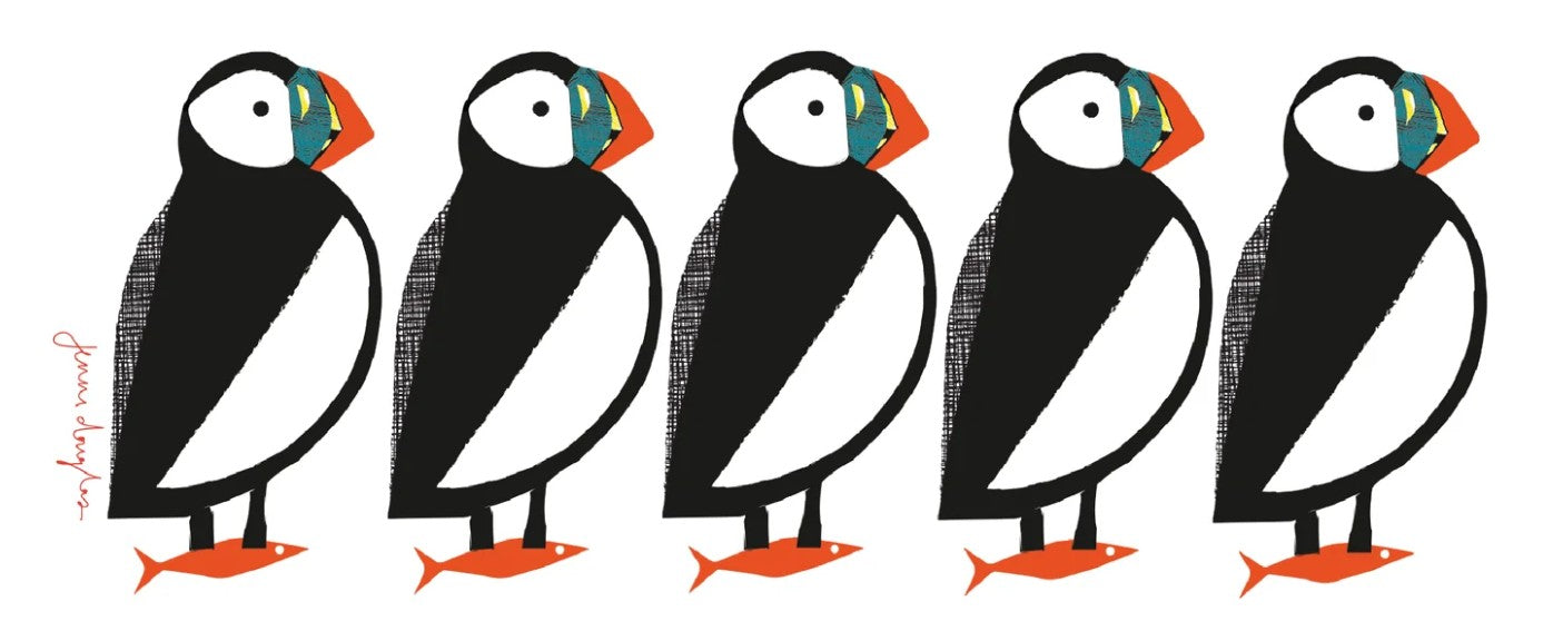 Jenni Douglas - Puffin Parade Mug