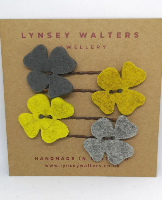 Lynsey Walters - Set of 4 Flower Hairslides