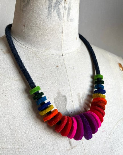 Lynsey Walters - Miley Felted Necklaces