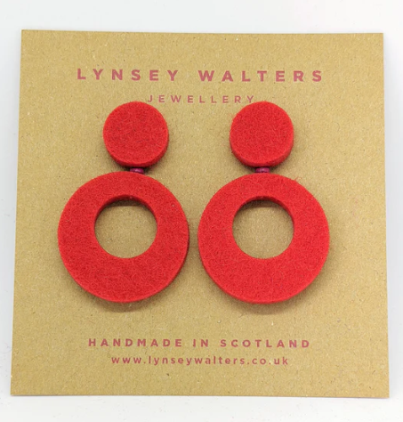 Lynsey Walters - Medium Retro Hoops