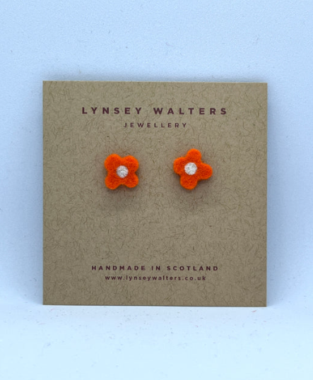 Lynsey Walters - Tiny Retro Flower Studs