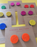 Lynsey Walters - Colourful Felted Studs