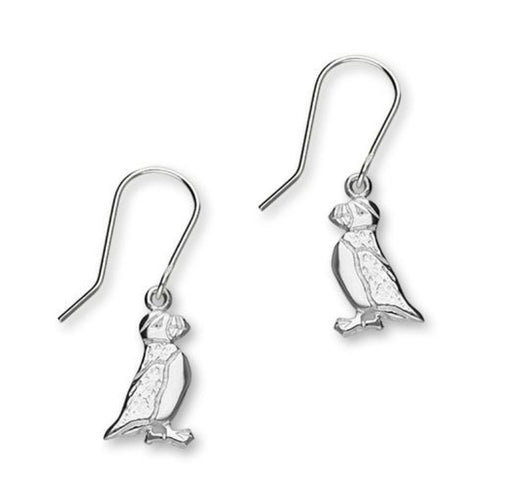 Fluke Jewellery - Puffin Drop Silver Earrings (FE42)