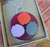 Carla Edwards - Flora XL Round Flora Pendant in 'Muted Coral Mix'