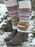 Pachamama - Villarica Colourful Dotty Stripe Leg Warmers