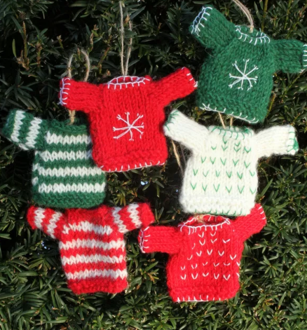 Pachamama - Knitted Christmas Jumper Decorations