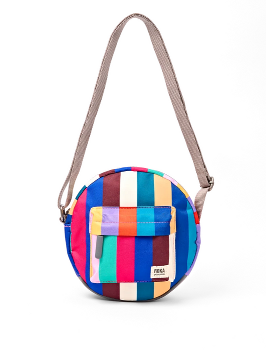 Roka London - Paddington Crossbody Bag - Wide Multi Stripe