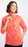 Weird Fish - Rochelle Full Zip Printed Microfleece in 'Flamingo'