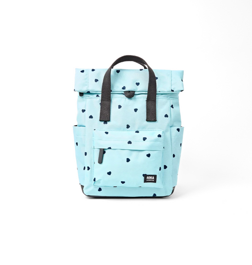 Roka London - Canfield Roll Top Backpack - Heart Print (Medium)