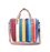 Roka London - Hampstead Lunch Bag in Wide Multi Stripe