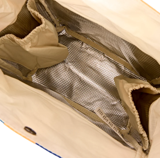 Roka London - Hampstead Lunch Bag in Wide Multi Stripe