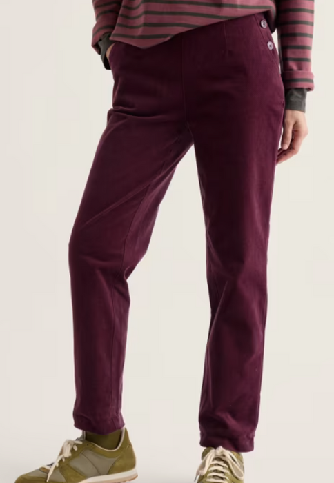 NEW Seasalt Crackington Tapered Trousers - Hellebore