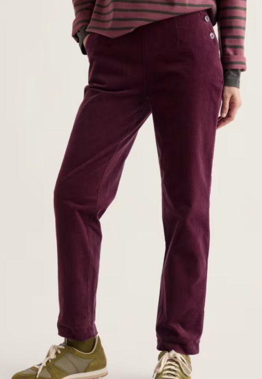 NEW Seasalt Crackington Tapered Trousers - Hellebore