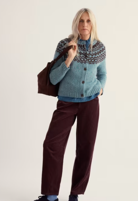 NEW Seasalt Port Kinnis Merino Cardigan - Wag Tail Lichen Seedbed