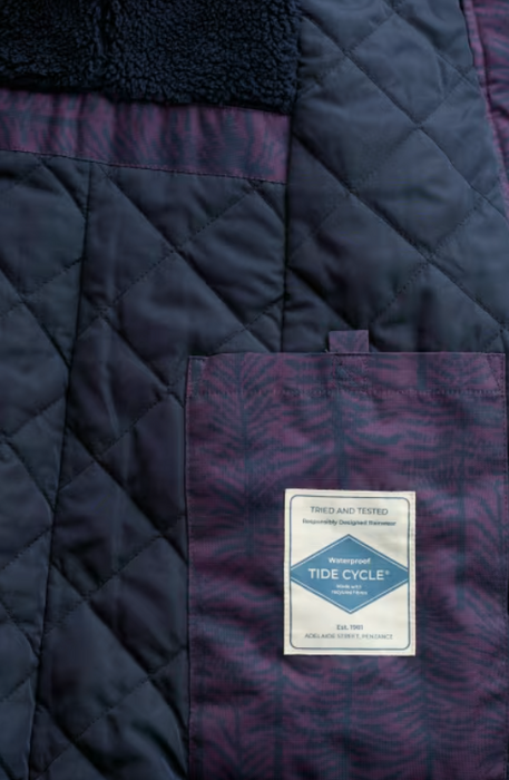 NEW Seasalt Janelle Waterproof Raincoat - Birch Forest Loganberry