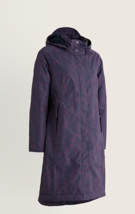 NEW Seasalt Janelle Waterproof Raincoat - Birch Forest Loganberry