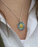 NEW Sheila Fleet Daisies at Dawn Small Enamel Pendant in Shallows (EPX233-SCAA)
