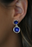 NEW Sheila Fleet Lunar Universe Double Drop Earrings in Midnight Gold (GF-EE248-MDGLD)