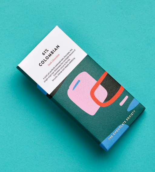 The Chocolate Society - 61% Colombia Dark Chocolate Bar
