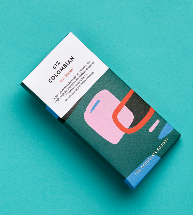 The Chocolate Society - 61% Colombia Dark Chocolate Bar