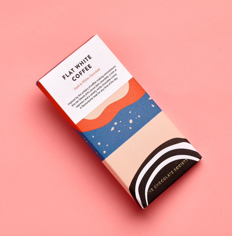 The Chocolate Society - Flat White Coffee Chocolate Bar