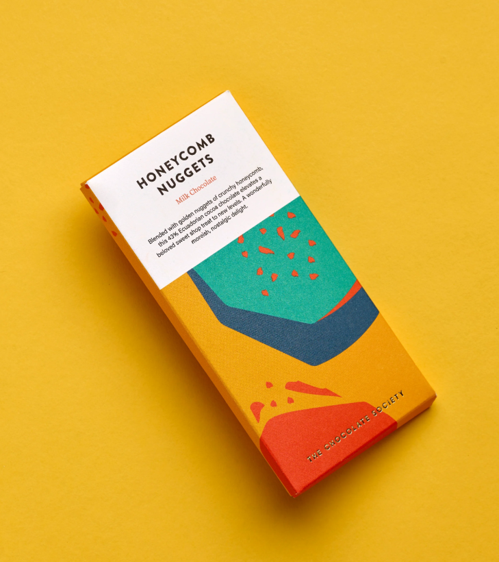 The Chocolate Society - Honeycomb Crunch Chocolate Bar