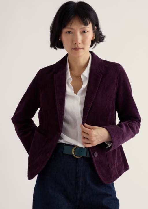 New Seasalt Herald Blazer - Loganberry