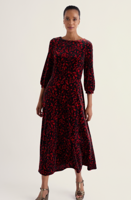 NEW Seasalt Oak Cottage Dress - Winter Botanical Inkwell