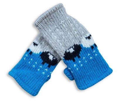 From The Source Hand Knitted Sheep Wristwarmers