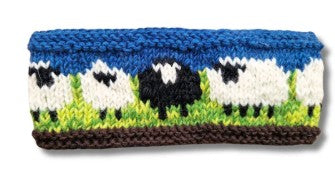 From The Source Hand Knitted Sheep Wool Headband