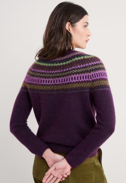NEW 25% OFF Seasalt Annik Jumper - Modernist Grape Oak (Mix)