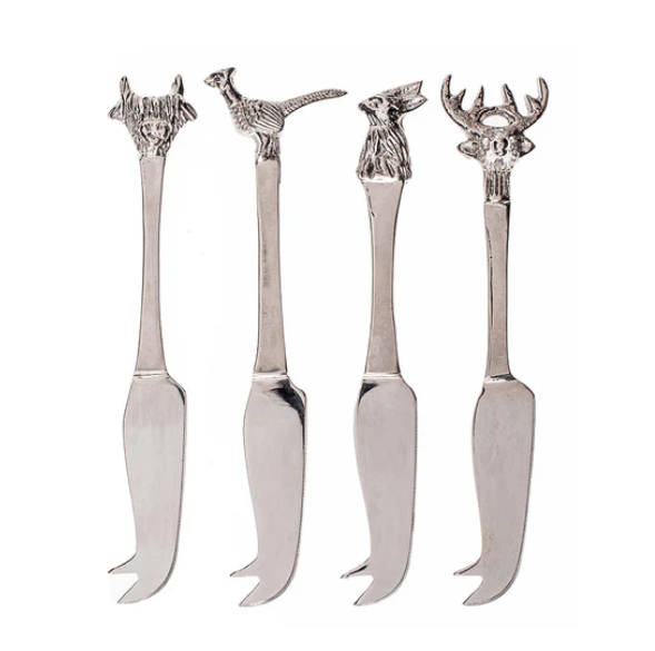 NEW Selbrae House Mini Cheese Knives - Country Animals