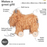 Hubert Highland Cow Pull Along Toy