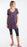 NEW Weird Fish Nuri Viscose Printed Tunic - Mid Navy