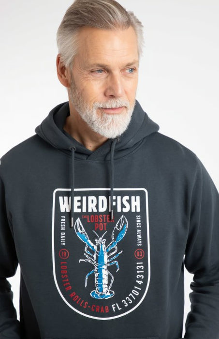 NEW Weird Fish McKay Pop Over Hoodie - Navy