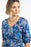 NEW Weird Fish Disha Viscose Printed Dress -  Blue