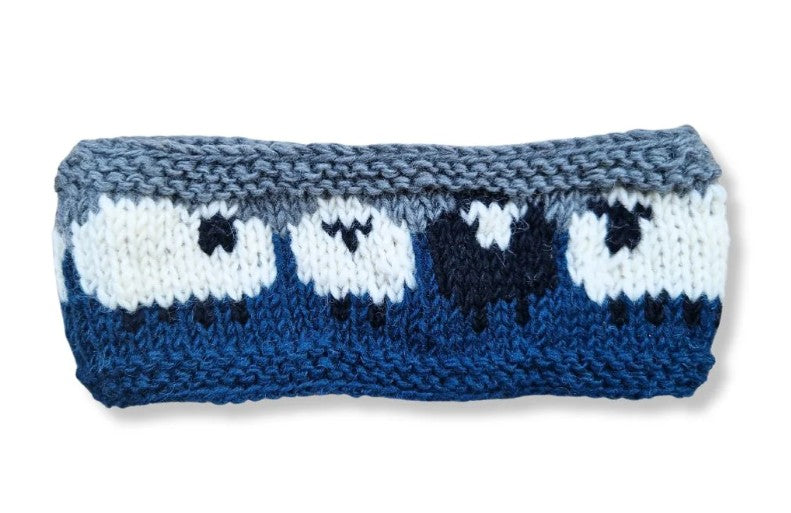 From The Source Hand Knitted Sheep Wool Headband - Various Colours