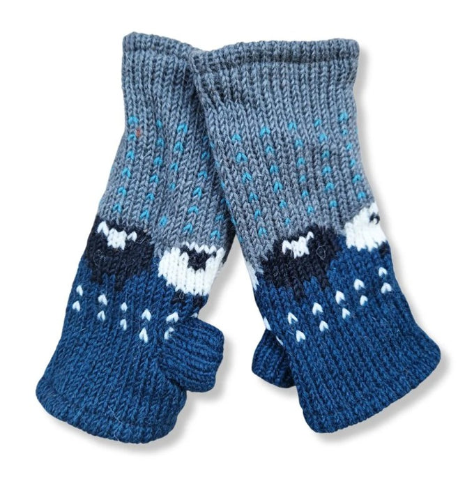 From The Source Hand Knitted Sheep Wristwarmers