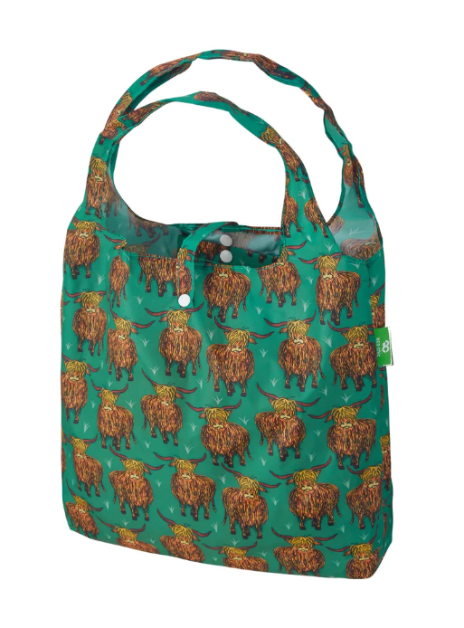 Eco Chic Packable Tote Bags - Highland Coos