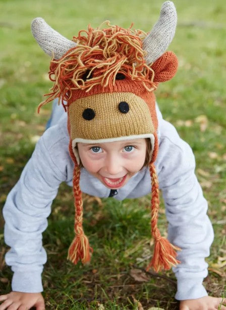 Pachamama Highland Cow Chullo (Kids)