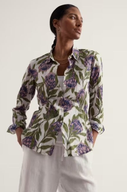 NEW Seasalt Larissa Shirt - Proteas Chalk