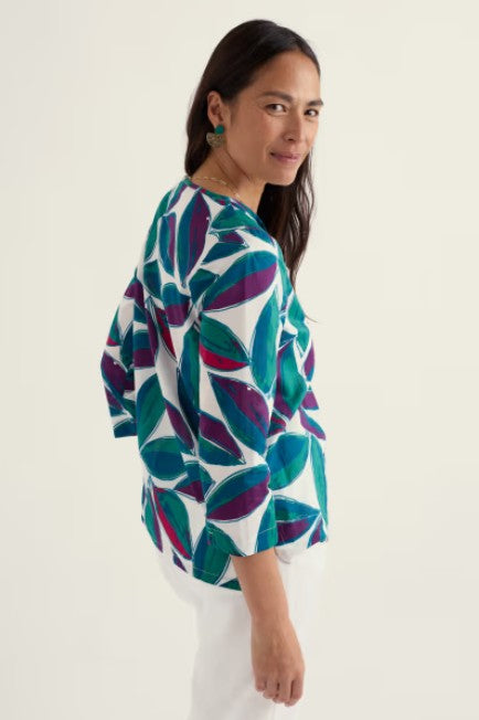 NEW Seasalt Watercolour Sketch Top - Lily Leaf Chalk