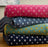 Tweedmill Textiles -  Pure New Wool Throw With Blanket Stitch - Pink With Dusky Pink Dots