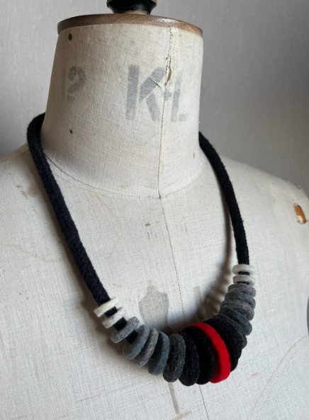 Lynsey Walters - Miley Felted Necklaces