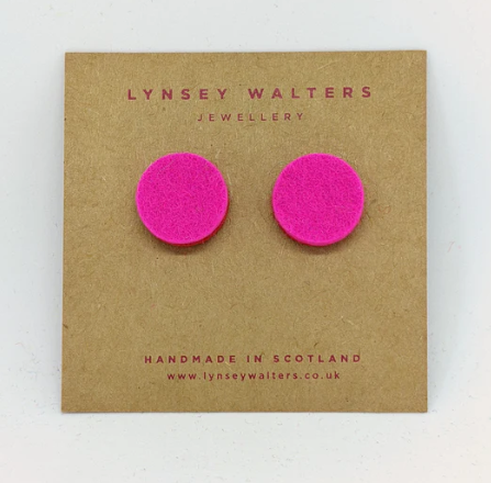 Lynsey Walters - Colourful Felted Studs