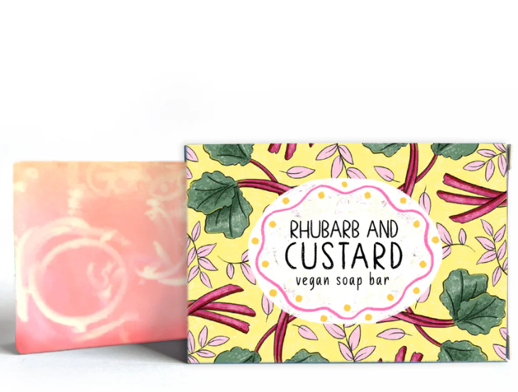 Neon Magpie - 'Rhubarb and Custard' Vegan Soap Bar